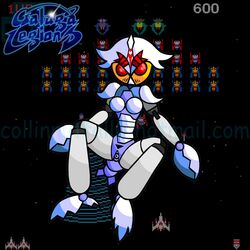 anthro arthropod female galaga living_machine mechanical pussy rule_63 slushy tagme