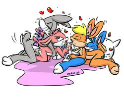 2009 a.g.i. anthro babs_bunny bugs_bunny buster_bunny cub female fur furry lola_bunny looney_tunes male rabbit straight straight_hair tiny_toon_adventures uncensored