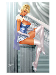 boots breasts cinderella_(1950_film) cinderella_(disney) clothes deacon_black disney disney_princess female female_only footwear glass_slipper gloves high_heels human indoors nipples open_toe_shoes pinup side_view sitting solo tagme tan_skin