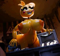 toy chica (fnaf) from five nights at freddy's by zentaisfm