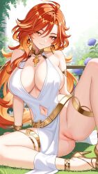 mavuika (genshin impact) from genshin impact by lia the busty redhead