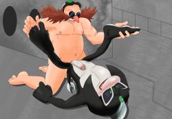 2boys akhlut_the_orca anal anal_sex anthro anthro_on_human bald bald_male cetacean dr._eggman duo erection facial_hair feet furry furry_male gay gay_sex genitals human human_on_anthro indoors interspecies light-skinned_male light_skin lying_on_back male male/male male_nipples mammal marine midnightmuser nipples nude nude_anthro nude_male open_mouth orca penis penis_in_anus sega sex smiling smiling_at_another sonic_(series) sonic_the_hedgehog_(series) tail whale