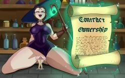 1boy 1boy1girl 1female 1girls andoni_(andoni) astarté_(pacheco) bochisu female giantess macro/micro macro_female magic magic_user magical_girl micro micro_male scepter size_difference smaller_male taller_female taller_girl taller_woman thick_legs thick_thighs unbirth unbirthing vagina vaginal_fluids vaginal_insertion vaginal_penetration witch witch_hat