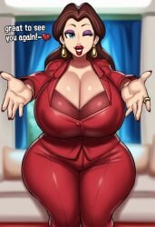 pauline from mario (series) by lubbasdump