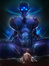 3:4 alien big_breasts blue_body blue_nipples bodily_fluids breasts cum cum_inside duo female female_penetrated genital_fluids genitals glowing glowing_eyes human human_penetrating humanoid male male/female male_penetrating male_penetrating_female neurodyne nipples penetration pussy sex vaginal_penetration