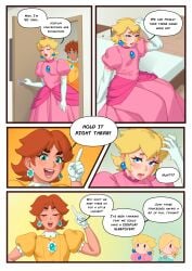 princess daisy from mario (series) by rizdraws