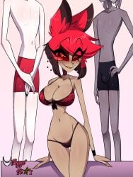 alastor (hazbin hotel) from hazbin hotel by usagi star