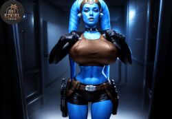 aayla secura from star wars by ezkiel trove