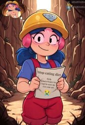 ai_generated boobs_focus brawl_stars breasts female hackwork jacky_(brawl_stars) meme naked nude sexy_pose supercell