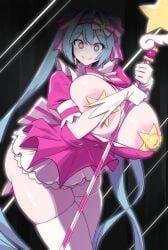 hatsune miku from retry now (vocaloid) by sinensian