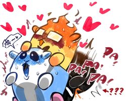 2021 ? blush bodily_fluids car crying duo eyewear glasses grillby living_car living_machine living_vehicle machine pui_pui_molcar sans shandrawaka simple_background tears text undertale vehicle video_games white_background