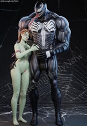 1boy 1girls 3d big_breasts big_penis black_penis blender breasts crossover female fortnite ghoul_trooper green_skin hand_on_penis human long_tongue male male/female marvel marvel_comics nude nude_female pussy queenghoulynsfw spider-man_(series) symbiote tagme vagina venom_(marvel) watermark