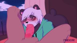 animated anthro duo fellatio femboy giant_panda male male/male mammal oral pandear penile sex short_playtime ursid