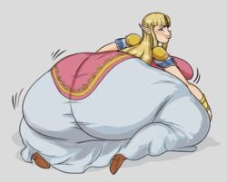 1girls a_link_to_the_past ass_focus ass_in_dress big_ass big_hips big_thighs blonde_hair bottom_heavy dress giant_ass huge_ass huge_thighs hyper hyper_ass long_ears looking_back motion_lines pointy_ears princess princess_zelda royalty smile the_legend_of_zelda thick_thighs wide_hips yer-keij-fer-cash zelda_(a_link_between_worlds) zelda_(a_link_to_the_past)