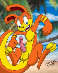 absurd_res anthro anus balls blue_eyes daxter digital_drawing_(artwork) digital_media_(artwork) erection furry genitals hi_res jak_and_daxter male male_only male_solo mammal mustelid naughty_dog nude open_mouth open_smile ottsel penis photo_background rave_roo shaded smile solo solo_male sony_corporation sony_interactive_entertainment spread_legs spreading video_games vinagin_cain