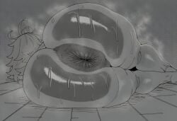 ai_generated anus_close-up anus_focus hexaru legs_together piper_wheel sweatdrop sweaty_ass zenless_zone_zero