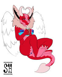 4_fingers 4_toes absurd_res adelina_the_love_dragon anthro anus blue_anus blue_eyes blue_nipples blue_vulva bottomless breasts butt chest_tuft clothed clothing container cup dragon drinking drinking_straw feathered_wings feathers feet female fingers fluffy_ears genitals half-closed_eyes heart_tail hi_res horn mythological_creature mythological_scalie mythology narrowed_eyes nipples pink_body pink_scales red_body red_scales scales scalie signature simple_background solo spikes spoogiehowl tail toes topwear tuft vulva white_background white_body white_feathers wings