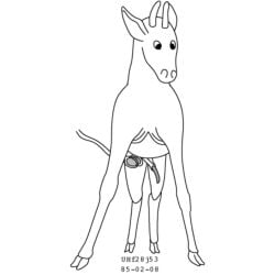 1985 1:1 2_horns animal_genitalia balls black_and_white castration cloven_hooves cock_and_ball_torture deer duo erection feral forced_castration genital_mutilation genital_torture genitals hooves horn male mammal monochrome mutilation quadruped sheath simple_background standing unguligrade unknown_species urbanhermit white_background