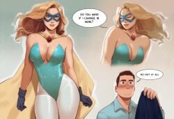 1boy 1boy1girl 1girls adhoc_studio ai_generated big_ass big_breasts big_thighs blonde_blazer blonde_female blonde_hair breasts curvaceous curvy curvy_figure digital_media_(artwork) dispatch_(game) female hips huge_ass huge_breasts huge_thighs large_ass large_breasts large_thighs legs light-skinned_female light_skin male male/female mandy_(dispatch) mature mature_female mecha_man phophopho robert_robertson slim_waist straight thick thick_hips thick_legs thick_thighs thighs voluptuous waist wide_hips wide_thighs