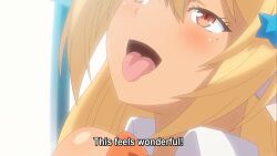 1boy 2d animated ass big_ass big_breasts blonde_hair bouncing_breasts breasts censored cock cowgirl_position cum cum_in_pussy cum_inside dark_skin dark_skinned_female ejaculation english_subtitles enjo_kouhai era_(takunomi) femdom fish_girl giggle hentai hentai_series horny horny_female idol interspecies japanese_voice_acting long_hair longer_than_one_minute majin_(company) majin_label moaning moaning_in_pleasure monster_girl mosaic_censoring mp4 multiple_girls nakadashi nude_female penetration penis penis_in_pussy pussy riding saliva sex sound tagme tongue tongue_out undressing vaginal_penetration video voice_acted x-ray