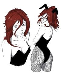1girls 2d 2d_(artwork) 2d_artwork alternate_version_at_source alternate_version_available ass ass_cleavage ass_crack back background black_bunny_ears black_bunnysuit black_hairband black_leotard black_topwear blank_background body_freckles breasts bunny_costume bunny_ears bunnygirl bunnygirl_outfit bunnysuit butt circle_glasses circular_glasses cleavage closed_mouth_smile collarbone curvaceous curvaceous_body curvaceous_female curvaceous_figure curvaceous_hips curvy curvy_ass curvy_body curvy_female curvy_figure curvy_hips digital digital_art digital_drawing digital_drawing_(artwork) digital_media digital_media_(artwork) drawing elbows female female_focus female_only fishnet_legwear fishnet_pantyhose fishnet_stockings fishnet_tights freckle freckled_arms freckled_breasts freckled_chest freckled_shoulders freckled_skin freckles freckles_on_arms freckles_on_body freckles_on_breasts freckles_on_chest freckles_on_face freckles_on_shoulders glasses glasses_on_face glasses_on_head gluteal_fold groin hair_between_eyes head_tilt isavi lean_figure legwear leotard long_hair looking_at_viewer looking_back looking_back_at_viewer looking_up looking_up_at_viewer median_furrow medium_breasts monotone_background more_at_source narrow_waist oc one_color_background original original_art original_artwork original_character pantyhose plain_background portrait red-haired_female red_hair round_glasses shoulder_blades shoulders slender_body slender_waist slim_female slim_waist smile smiley_face smiling smiling_at_viewer solid_color_background solo standing stockings thick_ass thick_butt thick_thighs thigh_gap thighs tights tilted_head topwear upper_body white_background wide_hips