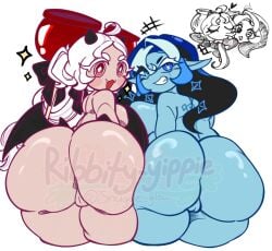 candy_apple_cookie cookie_run cookie_run_kingdom female/female lesbian lesbian_focus shadow_milk_cookie snugg-glow vagina