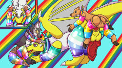 16:9 4k absurd_res anal anal_penetration animal_genitalia anthro ball bandit_(wolfie2035) big_penis bulge butt camel camelid clothing detailed_bulge digital_media_(artwork) dragon erection feral fur genital_outline genitals group hi_res hooves legwear lgbt_pride lgbt_pride_month male male/male male_penetrating mammal miguel_the_divine_dragon migueldivinedragon mythological_creature mythological_scalie mythology nude pansexual_pride_colors penetration penis penis_outline price_the_camel pride_color_clothing pride_color_flag pride_color_kerchief pride_color_legwear pride_colors rainbow rainbow_background rainbow_pride_colors scalie sex simple_background six-stripe_rainbow_pride_colors smile super_gay tail trio widescreen
