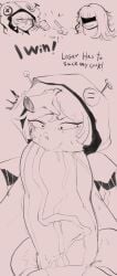 abnormality_(project_moon) futa_on_female futanari instant_loss_2koma limbus_company outis_(limbus_company) project_moon rock_paper_scissors sassy_dolly small_dom_big_sub will_you_play?_(limbus_company)