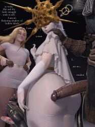 2femboys 4boys arm_warmers armor ass ass_focus big_ass big_penis blonde blonde_hair brat bratty capelet cock cock_hungry crown curvaceous curvy curvy_femboy curvy_figure dark-skinned_male dark_background dark_skin dark_souls dark_sun_gwyndolin dress elden_ring english_text eyes_not_visible fantasizing femboy femboy_focus femboy_with_breasts feminine_male gender_symbol girly gloves gold gold_belt gold_bracelet gold_bracelets gold_jewelry gold_trim grey_hair hand_on_hip hand_on_shoulder height_difference hi_res hourglass_figure huge_cock imminent_penetration imminent_sex imminent_yaoi interracial jewelry knight knight_armor lips long_gloves long_hair looking_down low-angle_view male male_focus male_only mask mask_on_head masked_male miquella mischievous_smile nail_polish nails nails_painted nipples nipples_visible_through_clothing opera_gloves pale-skinned_femboy pale-skinned_male pale_skin penis penis_out popogori short_hair shoulder_length_hair silk silk_clothing silver_hair silver_nails sissy small_breasts smaller_male smile snake snakes text thick thick_ass thick_femboy thick_thighs thighs thin_fabric thin_waist tight_clothing trap trimmed_dress veiny_penis very_pale_skin white_body white_clothing white_dress white_hair yaoi yellow_eyes