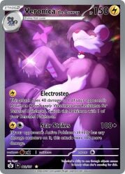 animal_genitalia animal_vulva bedroom_eyes belt bodily_fluids canine_genitalia canine_vulva choker claws collar dancing digit_ring digital_media_(artwork) english_text feet felid feline female feral fur garter_belt garter_straps generation_4_pokemon genital_fluids genitals half-closed_eyes hi_res jewelry leaking leaking_precum leaking_vagina looking_at_viewer luxray mammal narrowed_eyes necklace nintendo pokeball pokeball_collar pokemon pokemon_(species) pole pole_dancing precum presenting presenting_vulva ring seductive signature simple_background smile smug smug_expression smug_face smug_grin solo tail teeth text thick_thighs toe_claws toe_ring toes trading_card trading_card_game url veronica_mooringstar vogold vulva