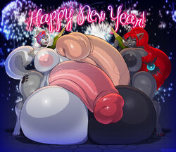 2futas alcohol anthro ass balls beverage big_balls big_breasts big_butt big_penis breasts canid canine canis champagne completely_nude domestic_dog duo fireworks frottage furry futa_only futa_with_futa futanari genitals hair herm holidays huge_balls huge_breasts huge_butt huge_cock husky hyper hyper_balls hyper_breasts hyper_genitalia hyper_penis intersex intersex/intersex looking_at_another looking_pleasured mammal nazuu-m0nster new_year nintendo nipples nm0 nordic_sled_dog nude penis pokémon_(species) pokemon pokemon_(species) purgy sex spitz video_games zoroark zozo_bernada