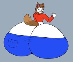 big_ass bubble_butt femboy furry huge_ass hyper_ass jaycario_(artist) tagme thick_thighs wide_hips