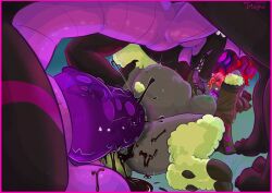 4_arms abdominal_bulge absurd_res aliradan anthro anus big_penis blush bodily_fluids border breasts colored_cum cum cum_inside dragon duo erection extreme_french_kiss extreme_penetration female feral feral_on_top french_kissing genital_fluids genitals grace_(trissyfen) gynomorph hi_res hooves huge_penis hyper hyper_genitalia hyper_penetration hyper_penis hypnosis intersex kissing mind_control multi_arm multi_eye multi_limb mythological_creature mythological_scalie mythology penetration penis pink_border ridiculous_fit ringed_eyes scalie sex simple_background size_difference sweat tears tongue trissyfen unusual_bodily_fluids unusual_cum unusual_genital_fluids vaginal vaginal_penetration vulva wiltshire_horn