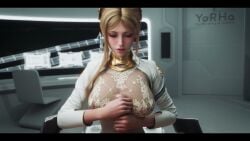 1080p 3d 3d_(artwork) 3d_animation 3d_model animated commander_white cum cumshot erovirus nier_(series) paizuri tagme video yorha_commander