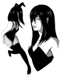 1girls 2d 2d_(artwork) 2d_artwork background black-haired_female black_and_white black_bunny_ears black_bunnysuit black_hair black_hairband black_legwear black_leotard black_stockings black_thigh_highs black_thighhighs black_topwear blank_background body_freckles breasts bunny_costume bunny_ears bunnygirl bunnygirl_outfit bunnysuit calves collarbone curvaceous curvaceous_body curvaceous_female curvaceous_figure curvaceous_hips curvy curvy_body curvy_female curvy_figure curvy_hips dark_hair digital digital_art digital_drawing digital_drawing_(artwork) digital_media digital_media_(artwork) drawing female female_focus female_only fishnet_legwear fishnet_pantyhose fishnet_stockings fishnet_tights freckle freckled_shoulders freckled_skin freckles freckles_on_body freckles_on_shoulders full_body greyscale groin hair_between_eyes hair_covering_eye hair_over_eye hair_over_one_eye isavi knees lean_figure legs legwear leotard long_hair looking_at_viewer monochrome monotone_background narrow_waist oc one_color_background original original_art original_artwork original_character pantyhose petite petite_body petite_breasts petite_female petite_girl petite_tits plain_background portrait shoulders slender_body slender_waist slim_female slim_waist small_boobs small_breasts small_tits solid_color_background solo stockings thigh_gap thigh_highs thighhighs thighs tights tiny_breasts tiny_tits toes topwear white_background wide_hips