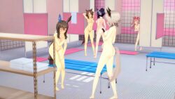 admire_vega_(umamusume) agnes_digital_(umamusume) curren_chan_(umamusume) mejiro_palmer_(umamusume) mejiro_ramonu_(umamusume) s3rma shower umamusume umamusume_pretty_derby
