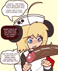 1girls black_male black_male_white_female di_gi_charat light-skinned_female p0rcelaingutz penis piyoko scared