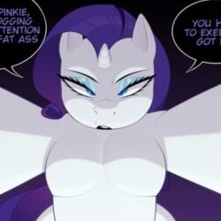 2girls all_fours ass_focus ass_visible_from_the_front ass_waves back_view coffilatte comic dokidubs equine face_down_ass_up face_grab fat_ass feral hooves huge_butt humor massive_ass my_little_pony pinkie_pie_(mlp) pony rarity_(mlp) rear_view sexy spanish_voice_acting sports_uniform tagme tagme_(artist) tail thicc thick_hips thick_legs tight_clothing video voice_acted