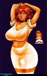1futa big_breasts big_thighs breasts breasts_bigger_than_head bulge bulge_through_clothing bulge_under_clothes busty busty_female cleavage curvy curvy_body curvy_female curvy_figure curvy_hips dickgirl erection_under_clothes erection_under_clothing floodmosaic futa_only futanari hourglass_figure hourglass_figured_female huge_breasts huge_thighs mario_(series) massive_thighs pinup princess_peach skin_tight super_mario_bros. thick_legs thick_thighs thighs thunder_thighs thunderthighs tight_clothing tits tits_bigger_than_head wide_hips wide_thighs