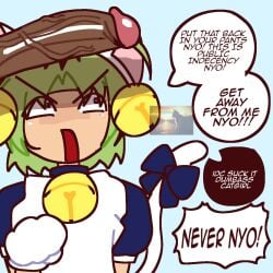 catgirl dark_penis dejiko di_gi_charat green_hair p0rcelaingutz