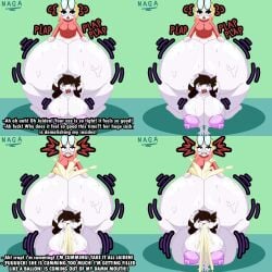 ambiguous_penetration blonde_hair brown_hair cassie_(minimidimations) cum cum_all_the_way_through cum_inside dialogue english english_dialogue english_text fucked_from_behind fucked_silly futa_with_female futanari jaiden jaiden_animations minimidimations notagoodartist sex size_difference tagme thick_ass thick_thighs veiny_penis youtube youtuber