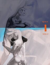 2023 7b7a2f absurd_res animal_genitalia animal_penis anthro anthro_on_anthro artist_name backsack balls biped bodily_fluids butt cum cum_on_back cum_on_body cum_strand cum_string digital_media_(artwork) digital_painting_(artwork) duo equid equine equine_genitalia equine_penis eyes_closed flared_penis genital_fluids genitals half-closed_eyes half-erect hi_res humanoid_hands leaking_cum long_ears male male/male male_anthro mammal narrowed_eyes nude nude_anthro nude_male painting_(artwork) penis penis_on_shoulder perineum simple_background standing text textured_background