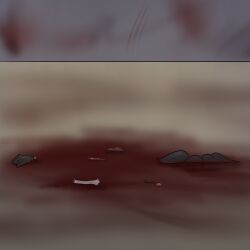 1:1 absurd_res after_death anthro arena blood blood_puddle bodily_fluids bone charlotte_(e254e) coliseum death eaten_alive eyeball female female_death hair hi_res liver mammal mephitid mrkrowy organs ponytail severed_body_part severed_hand skunk solo