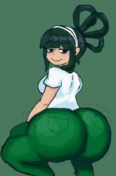 1female 1girl 1girls big_ass boku_no_hero_academia froppy huge_ass mha my_hero_academia tsuyu_asui