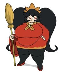 adult_female aged_up angry_expression ashley_(warioware) bbw belly big_belly big_breasts fat fat_ass fat_belly fat_breasts fat_female female female_focus female_only huge_belly large_belly nintendo theslashfive thick_thighs thighs warioware warioware_gold weight_gain