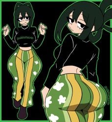 1female 1girl 1girls big_ass boku_no_hero_academia froppy huge_ass mha my_hero_academia tsuyu_asui