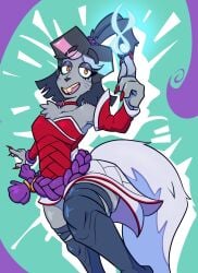 algob4v armor armwear bav eyeshadow fantasy furry furry_male furry_only legwear mage spell tail vab_(bav) witch wizard