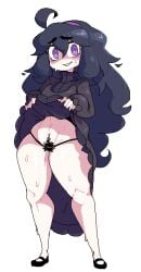 1girls female gountro hex_maniac panties pokemon presenting_panties pubic_hair tagme upskirt