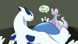16:9 abdominal_bulge aspeneyeswatching dialogue dragon duo feral generation_2_pokemon generation_6_pokemon goodra hi_res in_utero_penetration legendary_pokemon lugia male mythological_creature mythological_scalie mythology nintendo penetration pokemon pokemon_(species) scalie speech_bubble unbirthing vaginal vore widescreen