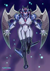 1girls alien alien_girl big_breasts breasts curvy curvy_body curvy_female curvy_figure curvy_hips cybertronian fan_character female female_only grey_body machine mechanical nipples pink_nipples pussy robot robot_girl solo solo_female thick_legs thick_thighs transformers vagina wings xamrock